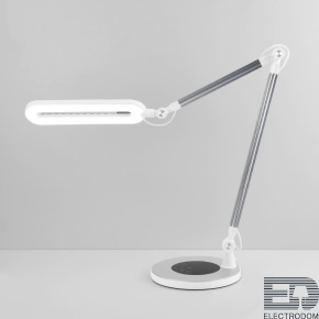 Настольная светодиодная лампа Elektrostandart 80420/1 серебристый - цена и фото