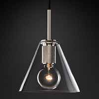 Подвесной светильник RH Utilitaire Funnel Pendant Silver Loft Concept 40.2338