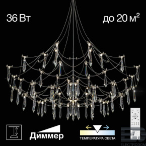 Подвесная светодиодная люстра Citilux Aster CL208020 - цена и фото