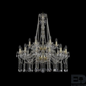 Подвесная люстра Bohemia Ivele 1413/12+6/300/h-96/2d G - цена и фото