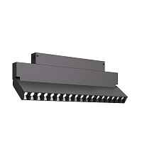 ST686.496.18 Трековый светильник SMART Черный LED 1*18W 3000K/4000K/5000K 1 470Lm Ra>90 34° IP20 L370xW26xH13 - цена и фото