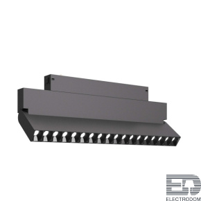 ST686.496.18 Трековый светильник SMART Черный LED 1*18W 3000K/4000K/5000K 1 470Lm Ra>90 34° IP20 L370xW26xH13 - цена и фото