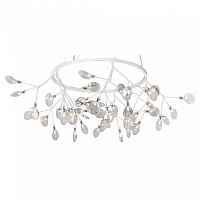 Подвесная люстра Crystal Lux Evita EVITA SP45 D WHITE/TRANSPARENT