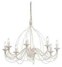 Подвесная люстра Ideal Lux Corte SP8 Bianco Antico 005898 - цена и фото Подвесная люстра Ideal Lux Corte SP8 Bianco Antico 005898 - цена и фото