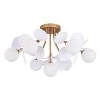 Потолочная люстра Arte Lamp Peacock A1369PL-7SG - цена и фото Потолочная люстра Arte Lamp Peacock A1369PL-7SG - цена и фото