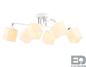 TR303088/6 WH/CH/FR белый/хром/белый матовый E27/6 max 40W 840*620*260 - цена и фото