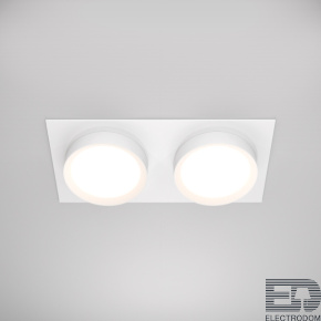 Maytoni Встраиваемый светильник Hoop DL086-02-GX53-SQ-W - цена и фото