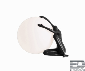 Kink Light 07635-1T,19 Настольная лампа Полли черный w35*25 h23 E27 1*40w - цена и фото