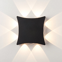 Уличный настенный светодиодный светильник Чёрный 1631 TECHNO LED - цена и фото
