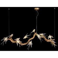 Люстра подвесная светодиодная Wertmark WE183.11.503 VIVIANA LED 11*2 Вт античная медь 3000K - цена и фото