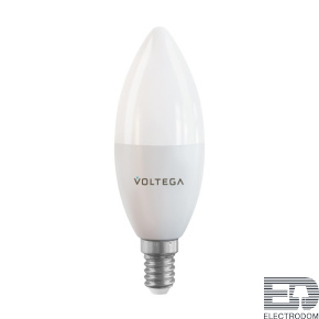 Лампа светодиодная диммируемая Voltega E14 5W 2700К матовая VG-C37E14cct-WIFI-5W 2427 - цена и фото