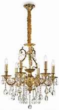 Подвесная люстра Ideal Lux Gioconda SP6 Oro 060507 - цена и фото Подвесная люстра Ideal Lux Gioconda SP6 Oro 060507 - цена и фото