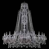 Подвесная люстра Bohemia Ivele Crystal 1411 1411/24/530/XL-163/Ni - цена и фото