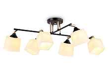 TR303089/6 BK/FGD/FR черный/золото/белый матовый E27/6 max 40W 800*580*250 - цена и фото
