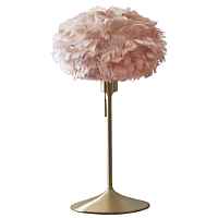Настольная лампа из перьев Plumage Pink Loft Concept 43.006
