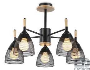 Потолочная люстра TR8015/5 BK Ambrella light - цена и фото
