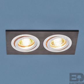 Встраиваемый светильник Elektrostandart 1051/2 BK черный - цена и фото