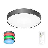 Потолочный светодиодный светильник с пультом ДУ Citilux Купер RGB Черный CL72470G1 - цена и фото