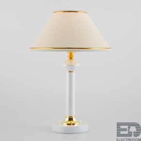 Декоративная настольная лампа Eurosvet Lorenzo 60019/1 глянцевый белый (00000079887) - цена и фото