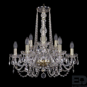 Подвесная люстра Bohemia Ivele 1402/6+3/195/h-58 G - цена и фото