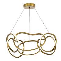 SL6505.203.63 Светильник подвесной ST-Luce Золотистый/Золотистый LED 1*63W 4000K - цена и фото