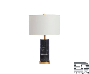 Kink Light 07700-2T,19-20(01) Настольная лампа Тайла черный/бронза/белый d38 h65 E27 1*40W - цена и фото