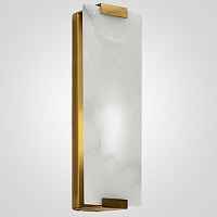 Бра Marble Rectangle Wall Lamp Brass ImperiumLoft - цена и фото