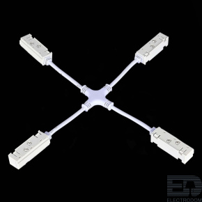 ST LUCE ST006.569.00 Ввод питания X-образный для магнитного шинопровода ST-Luce Белый - цена и фото