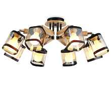 Потолочная люстра TR9530/8 BK/GD/TI Ambrella light - цена и фото Потолочная люстра TR9530/8 BK/GD/TI Ambrella light - цена и фото