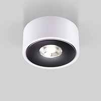 Накладной светодиодный светильник Glide белый/черный (25100/LED) 25100/LED - цена и фото