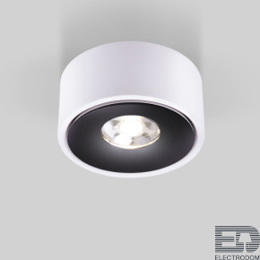 Накладной светодиодный светильник Glide белый/черный (25100/LED) 25100/LED - цена и фото