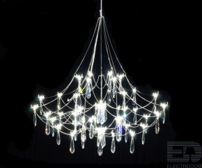 Kink Light 07883-70,02(21) Люстра диммируемая Галанта хром d70 h180 Led 51*0,30W (3000-6000K) с пультом ДУ - цена и фото