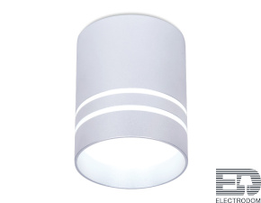 Накладной светодиодный точечный светильник TN241 SL/S серебро/песок LED 4200K 12W D80*100 - цена и фото
