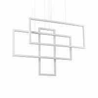 Подвесной светильник Ideal Lux FRAME SP RETTANGOLO BIANCO 253589 - цена и фото