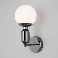 Eurosvet Настенный светильник со стеклянным плафоном 50251/1 черный жемчуг - цена и фото