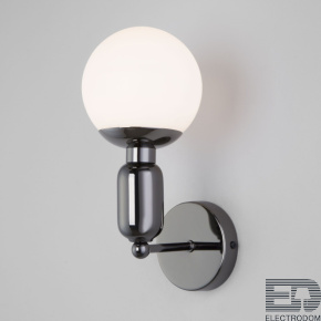 Eurosvet Настенный светильник со стеклянным плафоном 50251/1 черный жемчуг - цена и фото