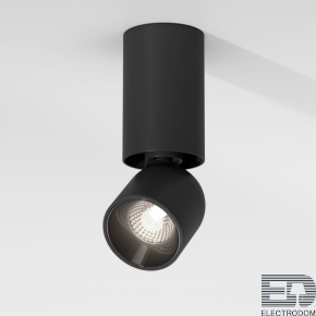 Светильник накладной светодиодный Spot 8W 4000K черный Elektrostandard 25106/LED - цена и фото