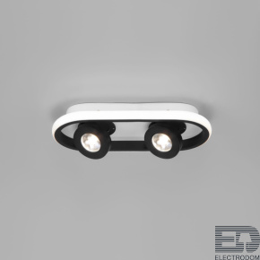 Eurosvet Потолочный светильник 20123/2 LED белый / черный - цена и фото