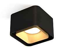 Комплект накладного светильника XS7833004 SBK/SGD черный песок/золото песок MR16 GU5.3 (C7833, N7704) - цена и фото