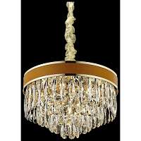 Хрустальная люстра Wertmark WE136.08.303 Clarissa E14 40 Вт золото, абрикосовый - цена и фото