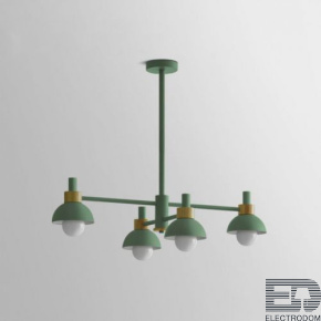 Люстра на штанге FANTA A 4 lights Green ImperiumLoft - цена и фото