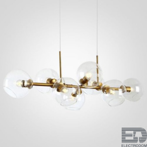 Люстра Staggered Glass Chandelier 8 ImperiumLoft - цена и фото