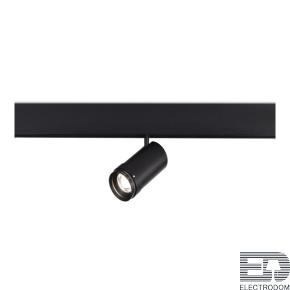 ST357.446.12 Магнитный трековый светильник ZOOM Черный LED 1*12W 4000K Lm Ra90 10-55° IP20 D50xH160 - цена и фото