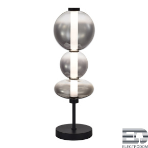 SL6119.404.18 Прикроватная лампа ST-Luce Черный/Дымчато-Серый LED 1*18W 3000K - цена и фото