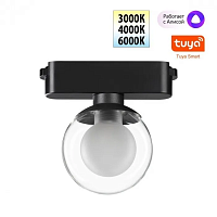 Трековый смарт-светильник Novotech для низковольтного шинопровода с двумя режимами работы IP20 LED 6W 24V 3000-6000K EASY 359474 - цена и фото