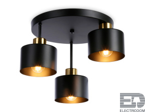 Подвесной светильник в стиле лофт TR8121/3 BK/BS Traditional - цена и фото