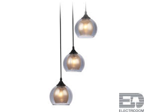 TR3541/3 BK/SM/FR черный/дымчатый/белый матовый E27/3 max 40W D280*800 - цена и фото