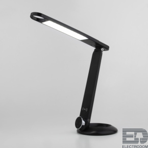 Светодиодная настольная лампа с беспроводной зарядкой Eurosvet Action 80428/1 черный - цена и фото