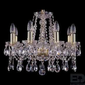 Подвесная люстра Bohemia Ivele Crystal 1413 1413/8/165/G - цена и фото