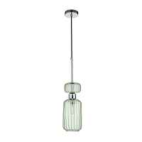 Подвесной светильник Escada Gloss 1141/1S Chrome/Green - цена и фото Подвесной светильник Escada Gloss 1141/1S Chrome/Green - цена и фото